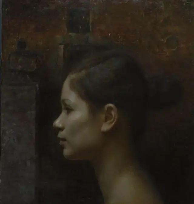 上海师范大学教授的人体油画，全国美展获奖的？这可以看吗？