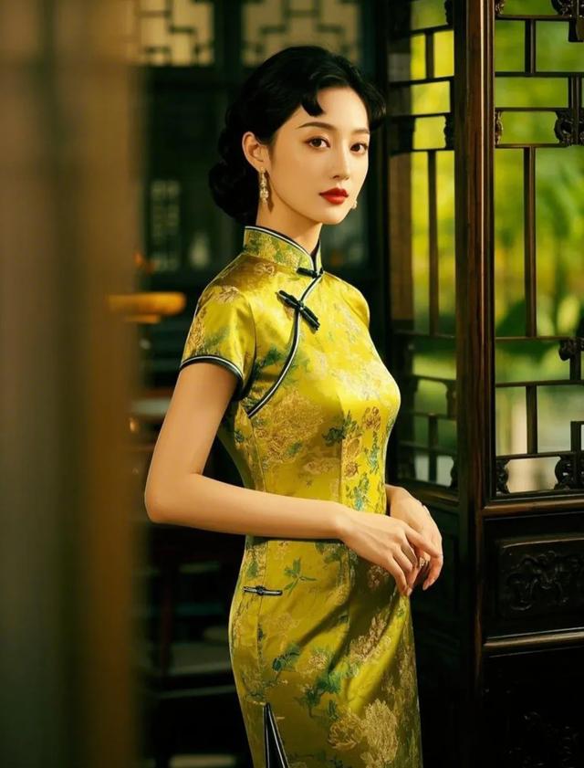 旗袍美女,身材曼妙得让人看直眼!