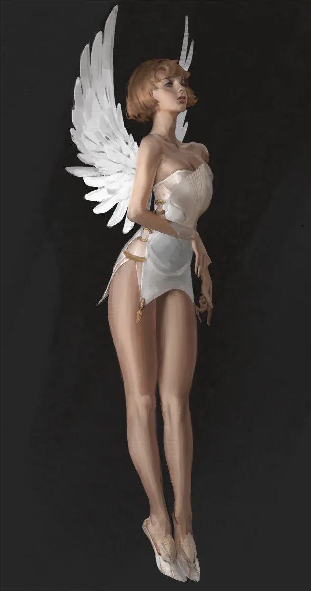 天使与恶魔|佳作分享|插画师 Sangsoo Jeong