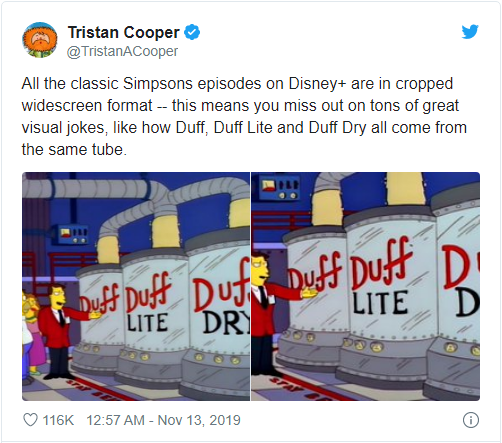 Disney+将于五月上线原始比例的《辛普森一家》剧集