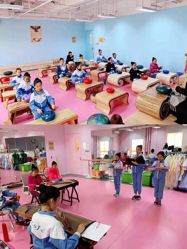 女子水晶乐坊在北京落地罕见民族乐器体验馆