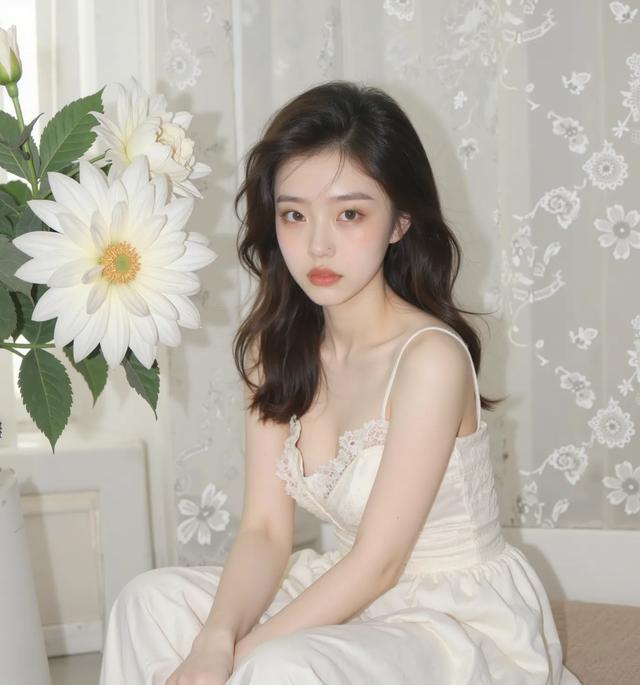 女大学生清纯风格写真照