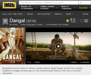 dangal(国际FUN：口碑炸裂“印度良心”又一逆天神作)
