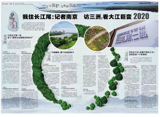 我住长江尾:记者南京访三洲,看大江巨变