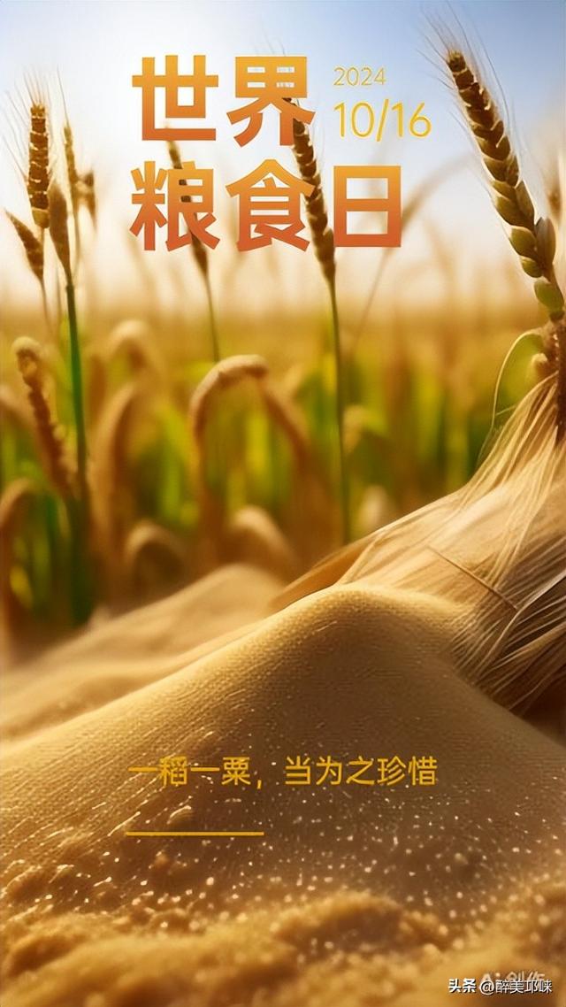2024世界粮食日：请好好吃饭，不浪费每一粒粮食
