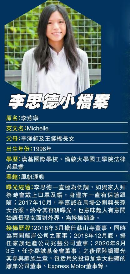 27岁百亿身家,香港“最牛富三代”李思德,或成爷爷李嘉诚接班人