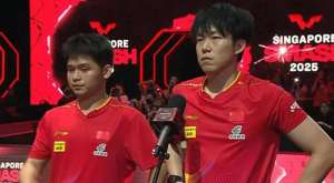 浮沉洛杉矶(王楚钦 vs 林诗栋：2028洛杉矶乒坛皇位争夺战，谁主沉浮？)