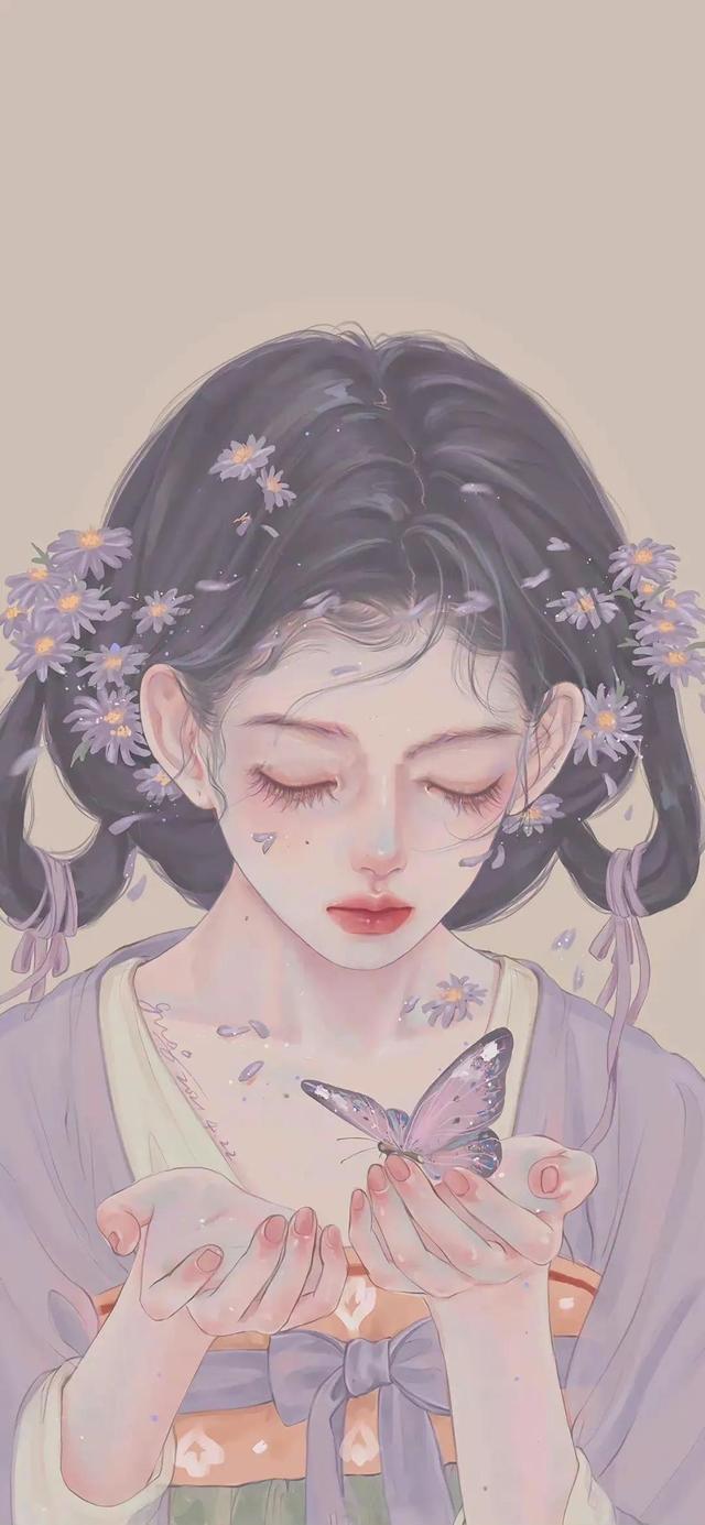 很漂亮的一组紫色的壁纸‖很有活力