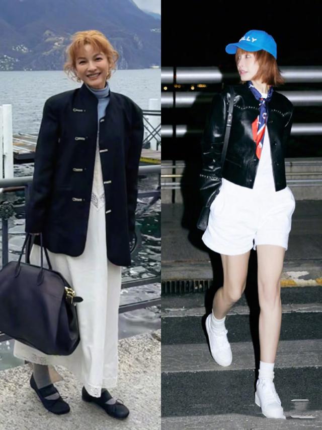 被吴昕的松弛感穿搭圈粉，意想不到的“混搭”，洋气减龄、好好看