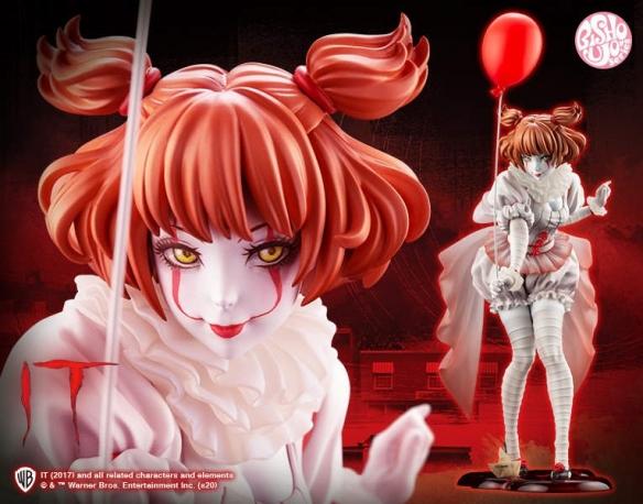 性转版《小丑回魂》美少女潘尼怀斯手办预定:超性感