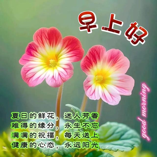 早安美图~每日问候情意长 友谊绵绵不能忘
