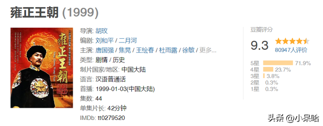 我心中近30年来,最好看的7部权谋剧,最高评分9.7分,最低8.2分