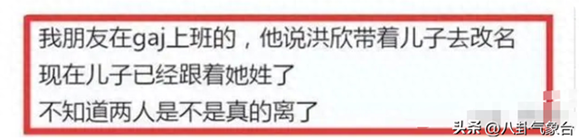 网曝洪欣带儿子改姓,与张丹峰划清界限,张镐濂变洪镐濂?