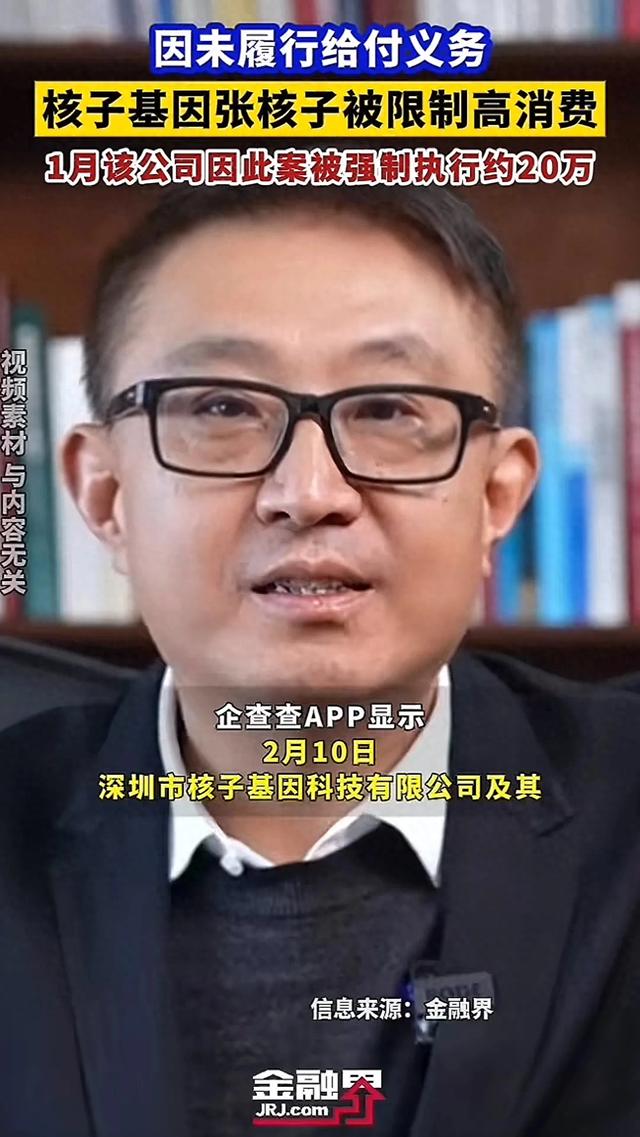 “核酸大王”张核子:从巅峰到限高的坠落之路