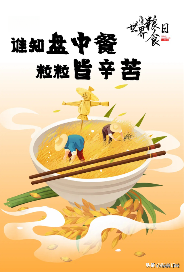 2024世界粮食日：请好好吃饭，不浪费每一粒粮食