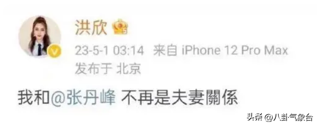 网曝洪欣带儿子改姓,与张丹峰划清界限,张镐濂变洪镐濂?