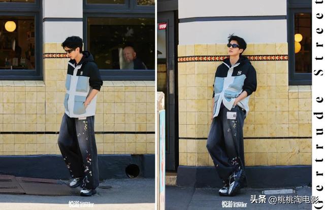 男星刘昊然全新大片行走墨尔本街头,春节档携《唐探1900》归来