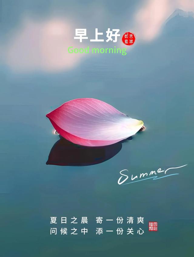 早安美图~每日问候情意长 友谊绵绵不能忘