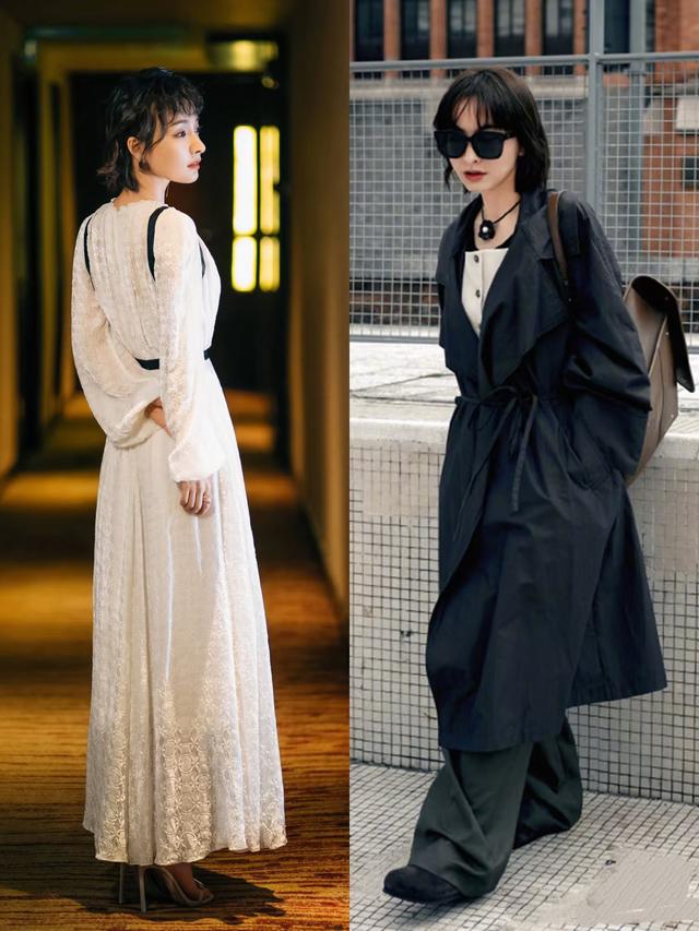 被吴昕的松弛感穿搭圈粉，意想不到的“混搭”，洋气减龄、好好看