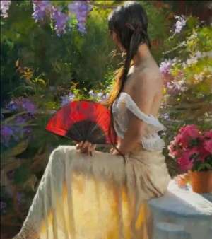 年轻的女教师2(欣赏艺术家的2幅画后，特别是那幅《年轻的女教师》我再不画裸体)