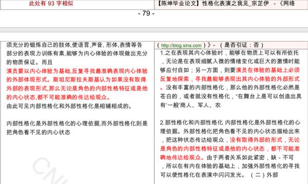 翟天临学术不端调查:硕士论文被指抄袭陈坤本科论文