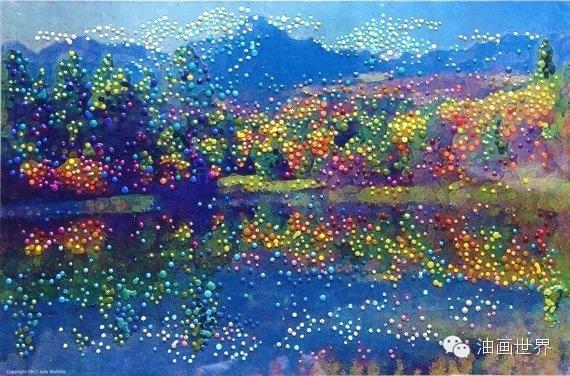 美国艺术家Julia Watkins油画作品
