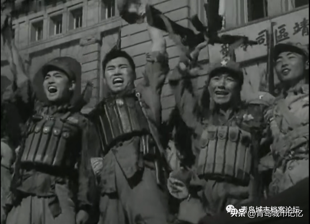 经典老电影《济南战役》镜头里的青岛