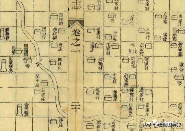 两省四县古地图中的回隆镇