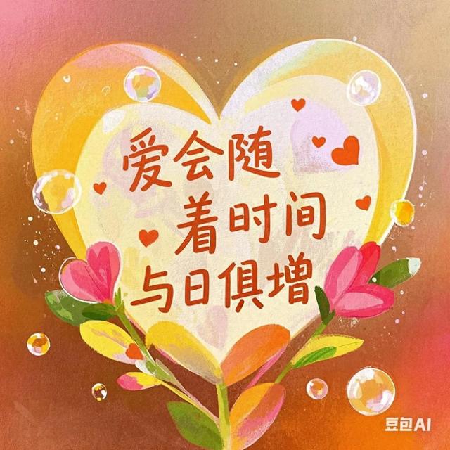 爱会随着时间与日俱增