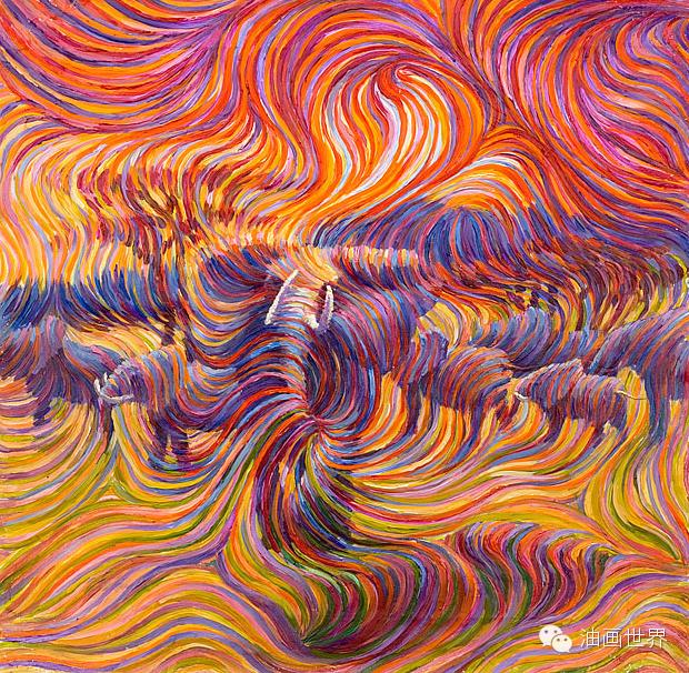 美国艺术家Julia Watkins油画作品