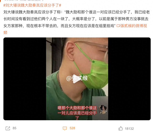 秦岚魏大勋被曝分手，深扒秦岚坎坷情史，45岁的她终于撕下假面具