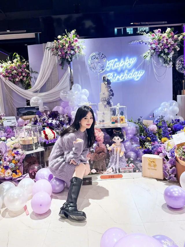 演员杨紫发文庆祝自己32岁生日,闺蜜刘涛、乔欣送上祝福