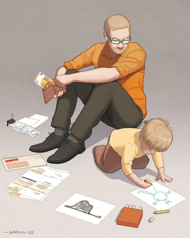 爆红INS的25张大尺度插画,让人看完头皮发麻:第一张就不做人…