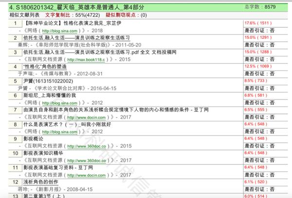 翟天临学术不端调查:硕士论文被指抄袭陈坤本科论文