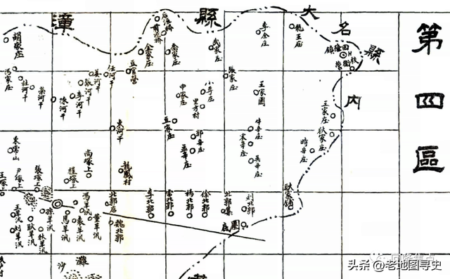 两省四县古地图中的回隆镇