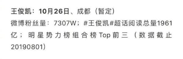 定下来了!TFBOYS周年演唱会后,三小只将陆续开启个人演唱会