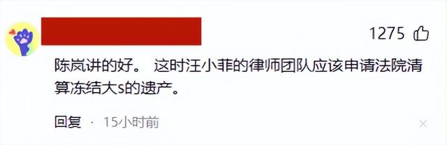作家陈岚怒批小S鸠占鹊巢,担心大S家珠宝丢失,网友喊话汪小菲