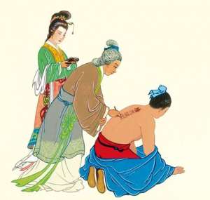 岳飞的母亲(岳飞母亲在他身上刺的四个字，不是精忠报国，我们念错了好多年)