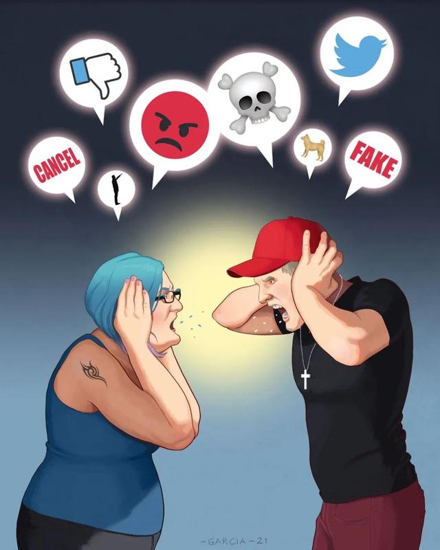 爆红INS的25张大尺度插画,让人看完头皮发麻:第一张就不做人…
