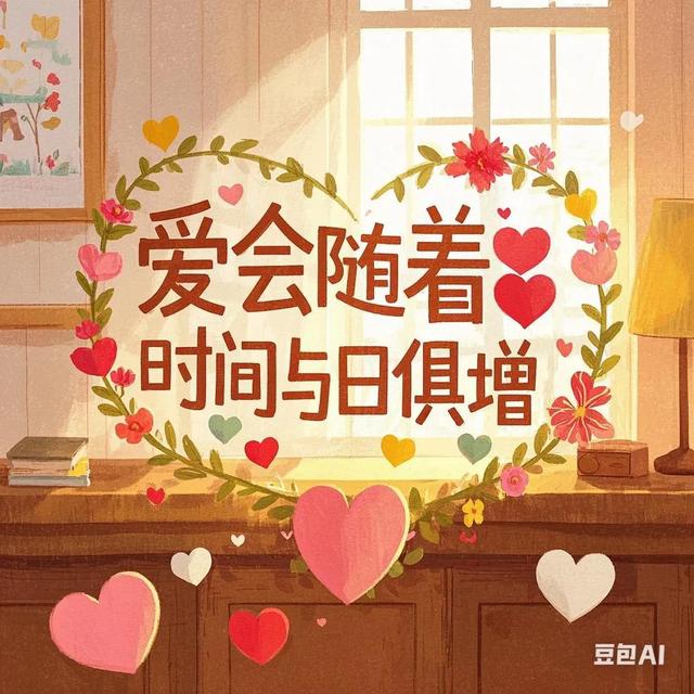 爱会随着时间与日俱增