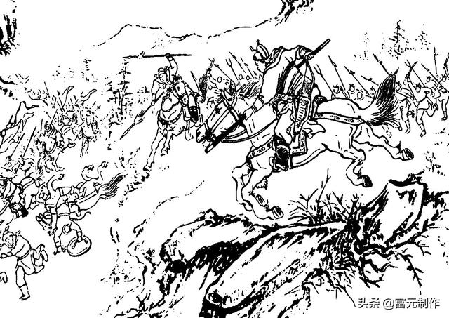 落草狮子山勤练六合枪法的双枪董芳,大战张国祥勇斗王贵的董芳