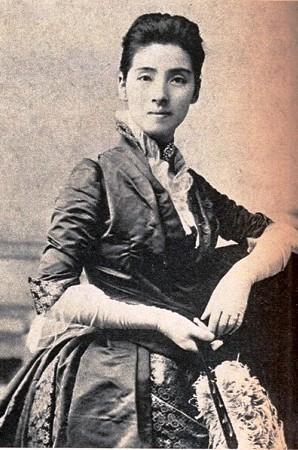 她是近代史“日本第一美女”，多图，看看那时代的日本名媛啥模样