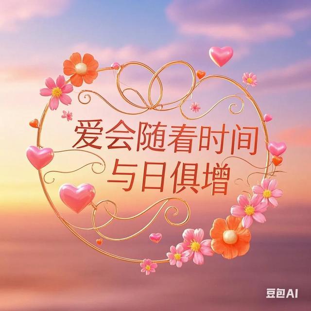 爱会随着时间与日俱增