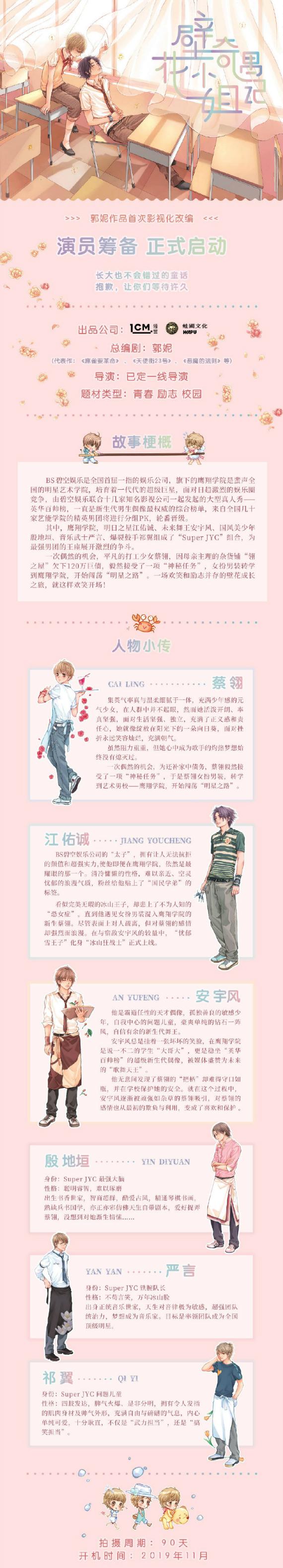 《壁花小姐奇遇记》将拍剧,原作者郭妮担任总编剧