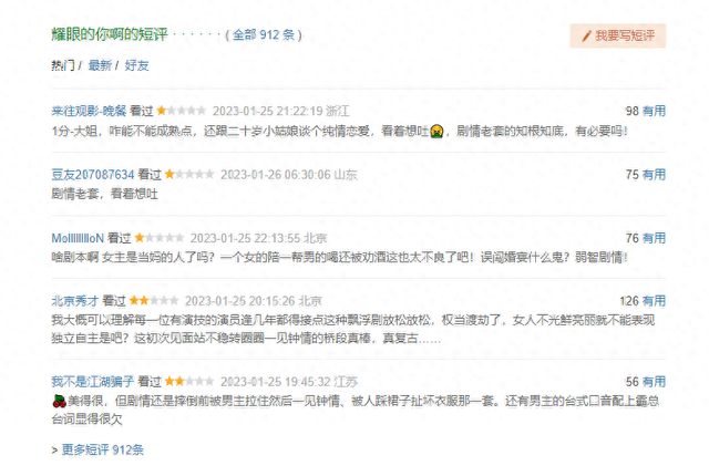口碑,收视率,网播数字,纷纷扑街,殷桃《耀眼的你啊》何以如此