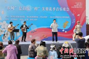鸿心(无锡鸿山：“醉”美梨花季音乐歌会开在乡村里)