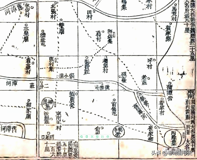 两省四县古地图中的回隆镇
