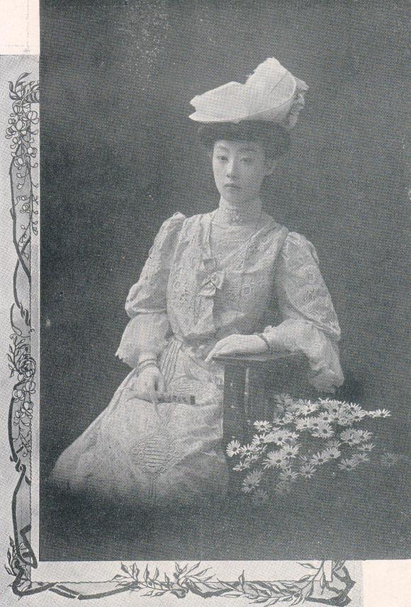 她是近代史“日本第一美女”，多图，看看那时代的日本名媛啥模样