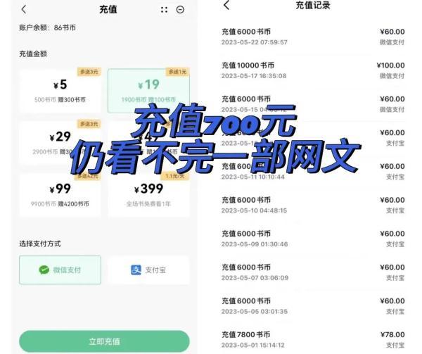 “充值700元仍看不完一部网文”上热搜!阅读类APP的“坑”该填平了