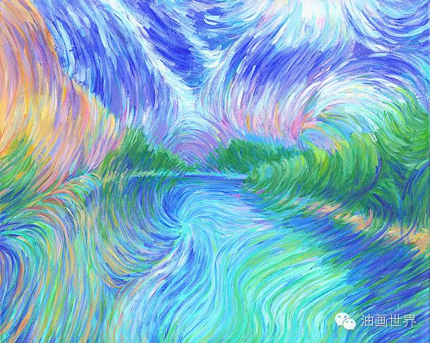 美国艺术家Julia Watkins油画作品